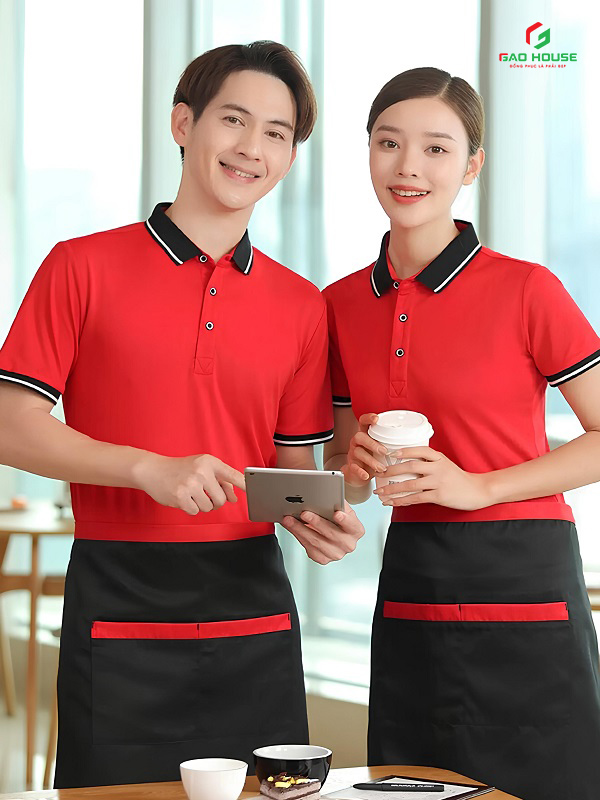 tạp dề đồng phục