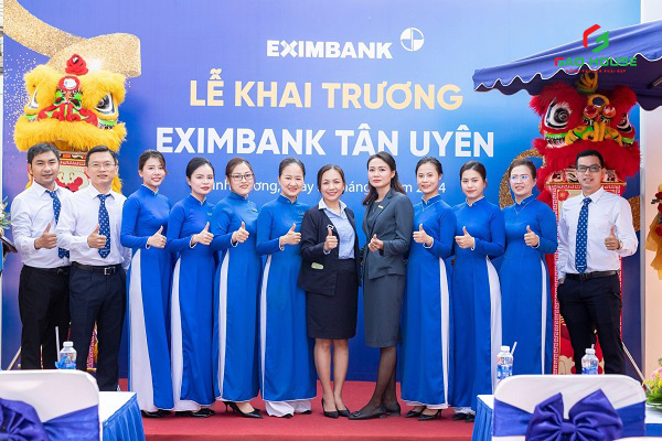 Áo dài đồng phục ngân hàng Eximbank
