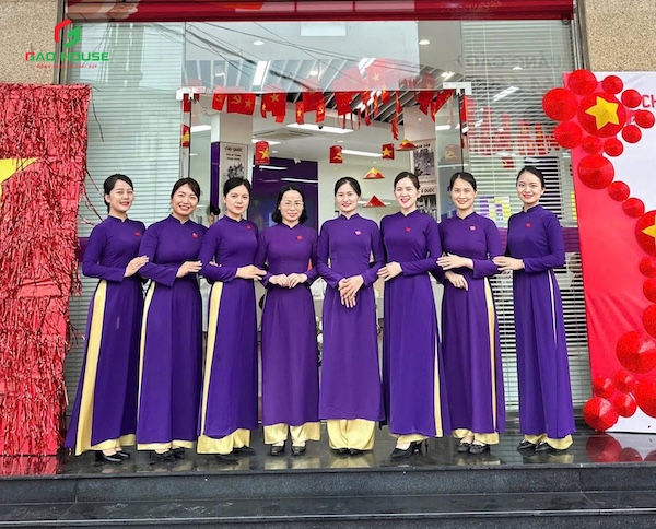 Áo dài đồng phục ngân hàng TPBank