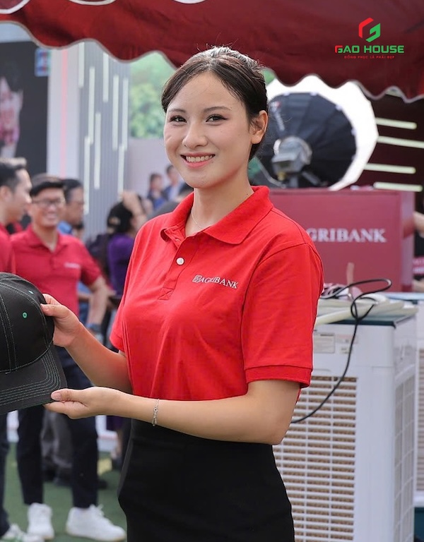 Áo polo đồng phục ngân hàng Agribank