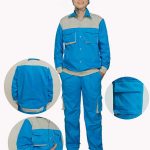 Áo Bảo Hộ Lao Động Màu Xanh Da Trời