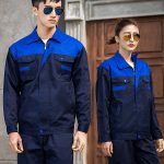 Đồng Phục Bảo Hộ Lao Động Màu Xanh Than Phối Xanh Dương