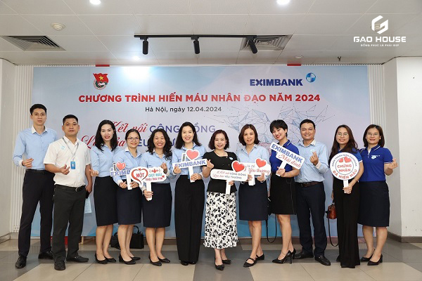 đồng phục sơ mi eximbank