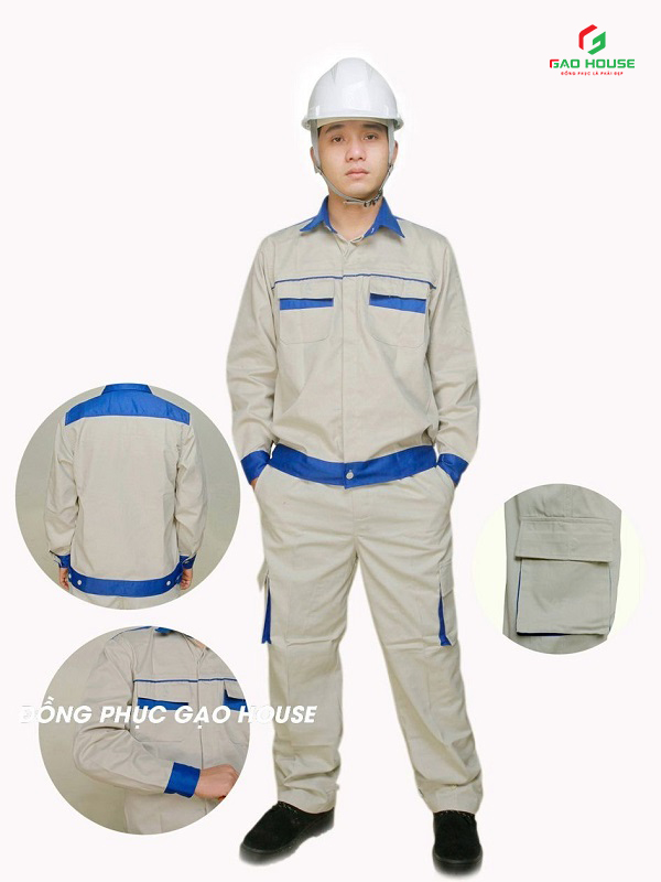 may quần áo đồng phục bao hộ lao động