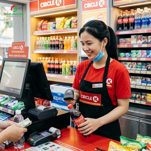 Tạp dề đồng phục CirCLE k