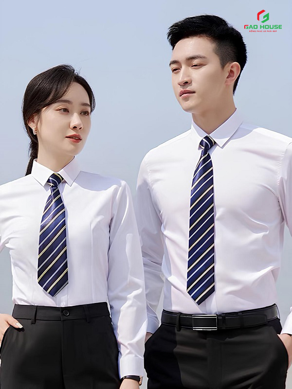 Áo sơ mi đồng phục ngân hàng Nam Á Bank