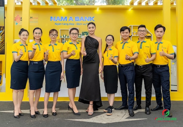 In áo đồng phục Nam Á Bank