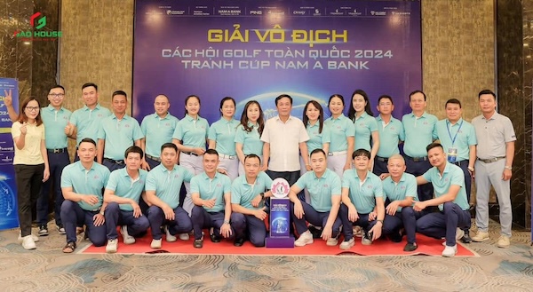 May in đồng phục ngân hàng Nam Á Bank
