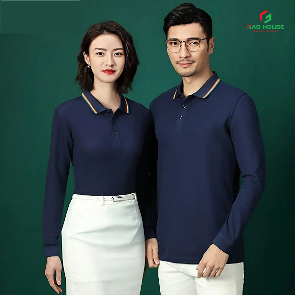 áo polo đồng phục dài tay 