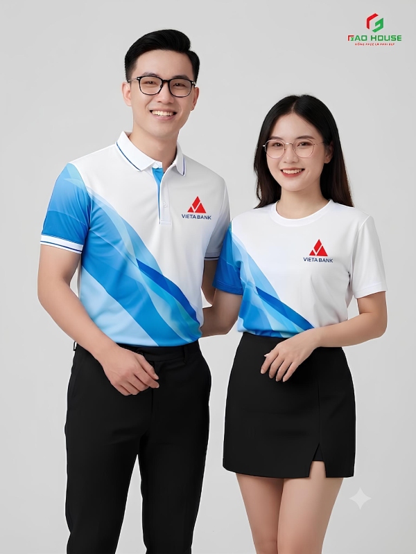 Áo polo đồng phục ngân hàng Việt Á