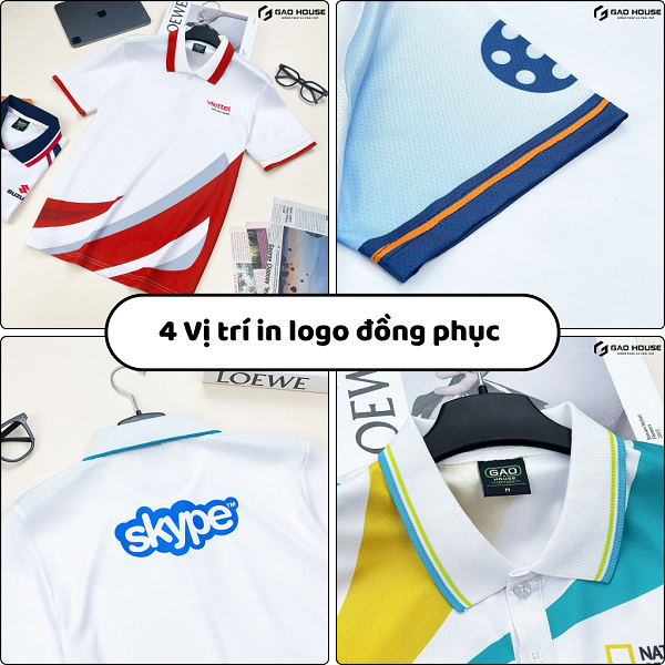 in áo polo đồng phục