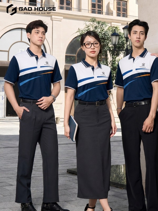 mẫu đồng phục áo polo