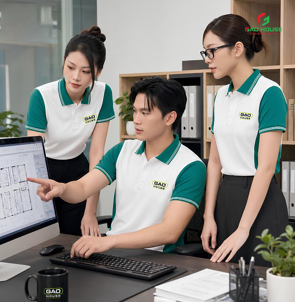 Áo Đồng Phục Màu Trắng Xanh Lam
