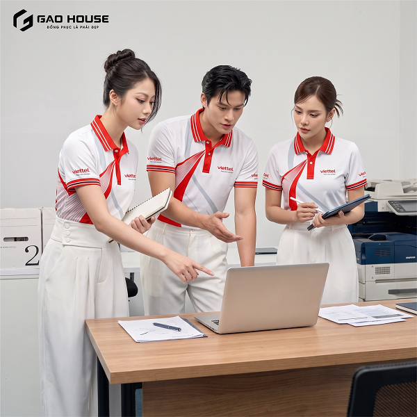 Áo Polo Đồng Phục Công Ty Viettel